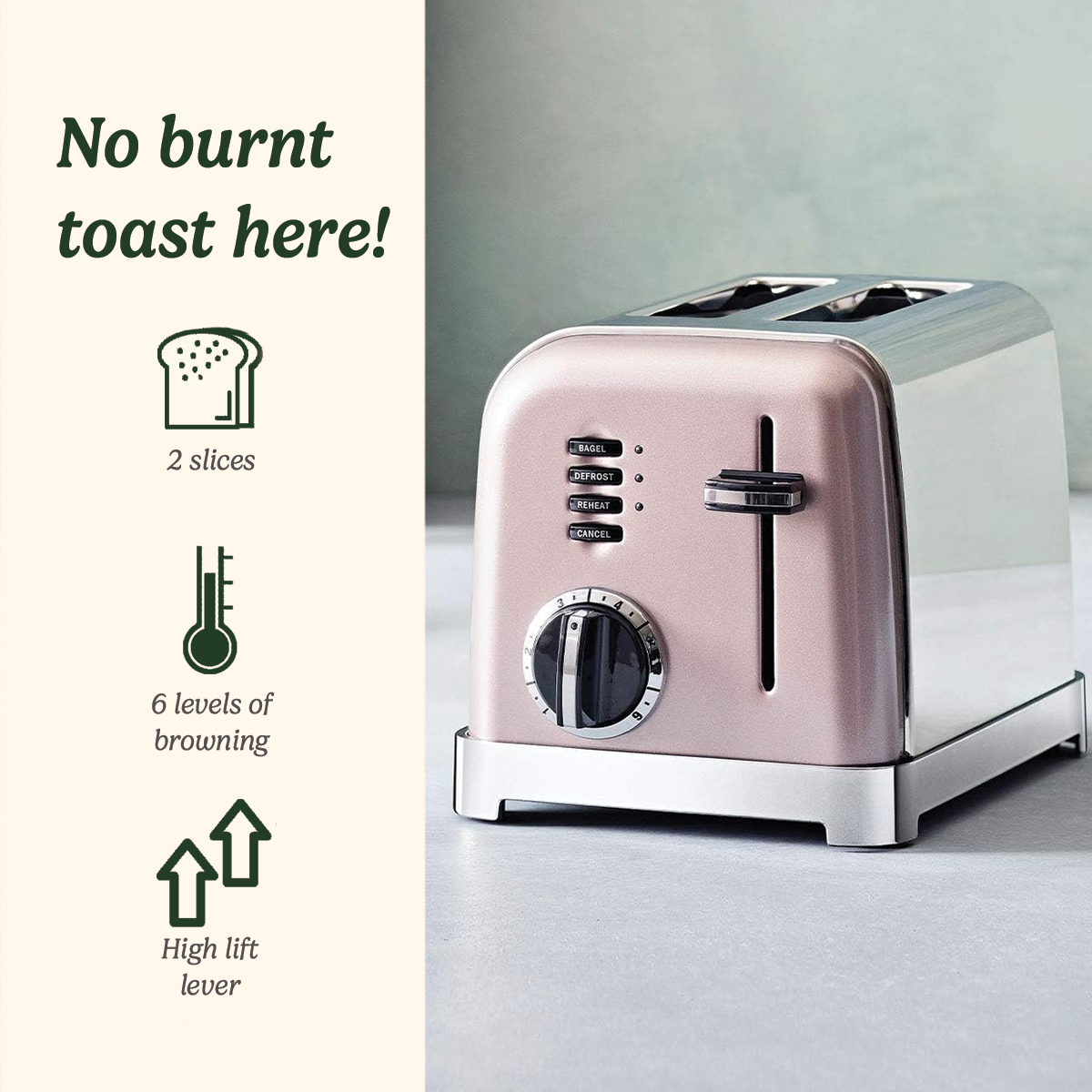 Chrome toaster 2 slice online
